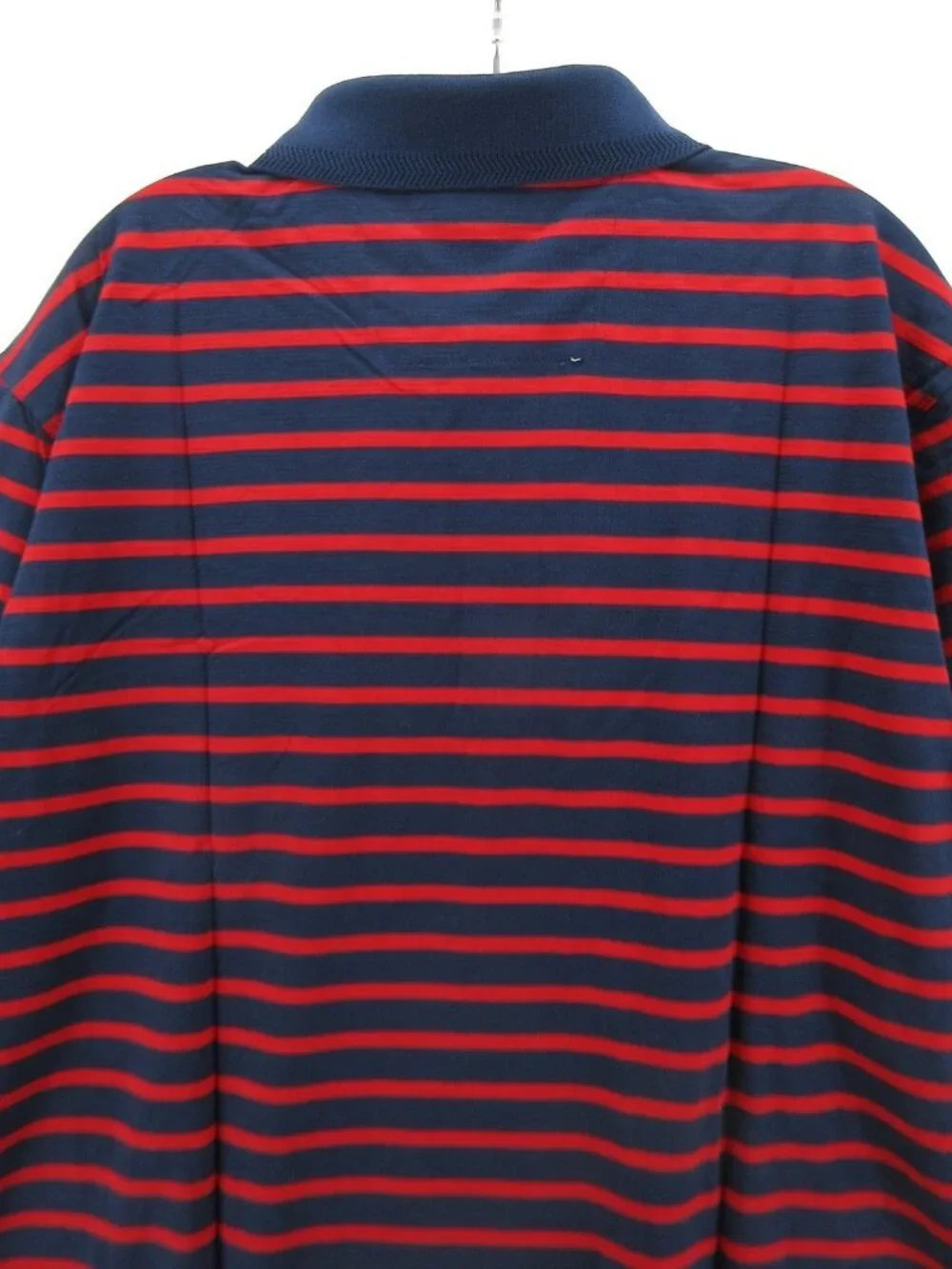 Banana Republic Polo Shirt XXL Tall Red Pullover Striped Preppy NEW